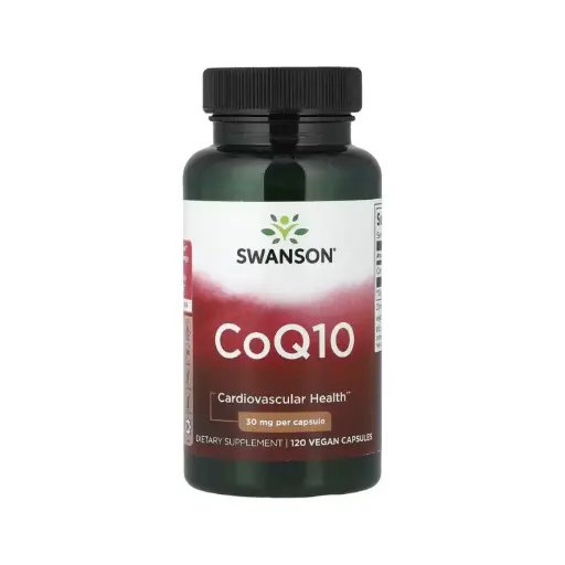 [087614016306] Swanson Coq10, Salud Cardiovascular 30 Mg, 120 Cápsulas Veganas 