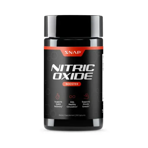 [850039253300] Snap supplements Suplementos de óxido nítrico constructor muscular, arginina L, citrulina L, fórmula de 1500 mg, extracto de tribulus y ginseng Panax, fuerza y resistencia 90 cápsulas