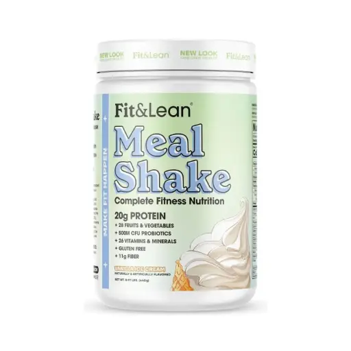 [666222096445] Fit & Lean Meal Shake Proteina Sabor Helado de Vainilla 440g 
