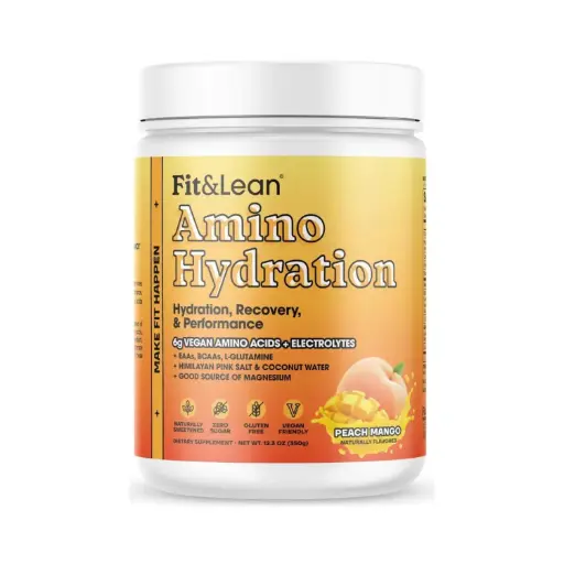 [666222010175] Fit & Lean Amino Hydration 30 servs Sabor Durazno Mango 