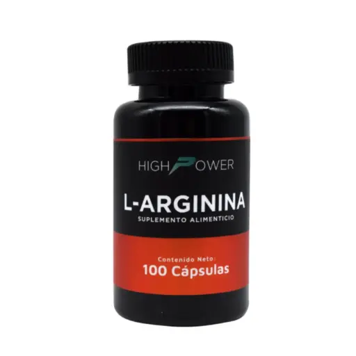 [7501060828182] High Power L-Arginina 100 Cápsulas 500Mg Aminoácidos Para Entrenamiento