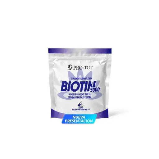 [7503006586507] PROTGT biotin 5000 (biotina bariatrica) 60 caps