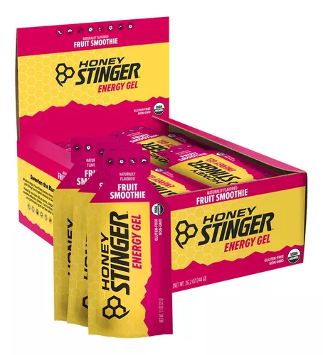 [810815020441] Honey Stinger, Gel energético, Fruit Smoothie, 24 sobres, 31 g (1,1 oz) cada uno 