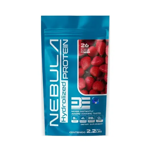 [750820306867] Be Supplements, Proteina Nebula 100% Whey Isolate 1 kg, 26 Servicios, Recuperación y Crecimiento Muscular 