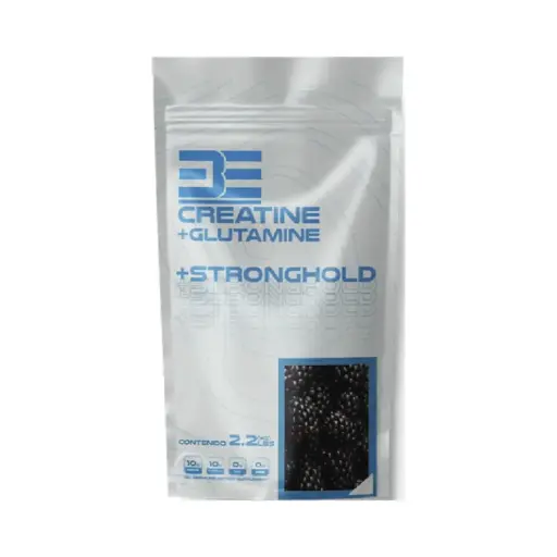 [7502450145117] Be Supplements Stronghold Creatina + Glutamina, 1 Kg, 50 Servicios, Rendimiento Físico y Recuperación