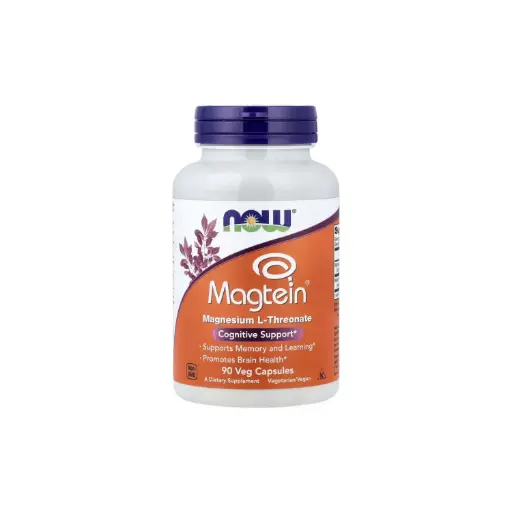 [733739023902] Now Foods Magtein L-Treonato De Magnesio, Refuerzo Cognitivo 90 Cápsulas Vegetales