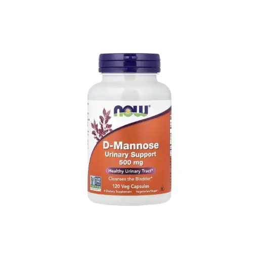 [733739028112] Now Foods D-Manosa 500 Mg, Refuerzo Urinario 120 Cápsulas Vegetarianas 