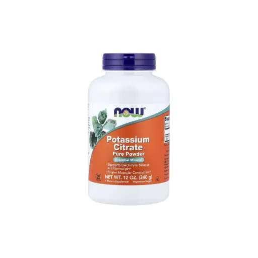 [733739014467] Now Foods Polvo Puro De Citrato De Potasio 340 G (12 Oz) Favorece El Equilibrio De Electrolitos Y El Ph Normal 