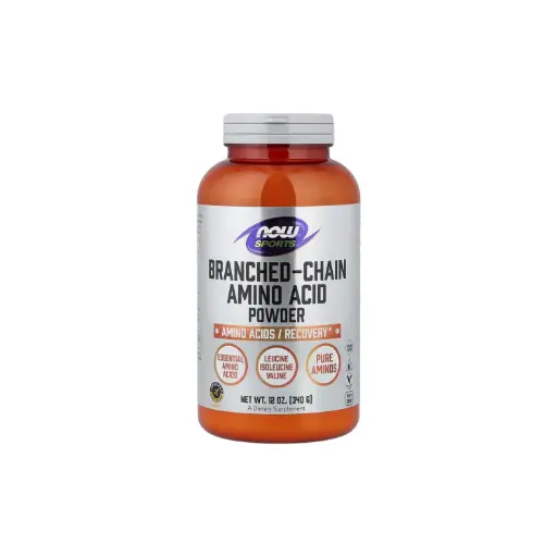 [733739002136] Now Foods Sports Aminoácidos De Cadena Ramificada En Polvo, Aminoácidos Y Recuperación, Aminoácidos Esenciales 340 G (12 Oz) 