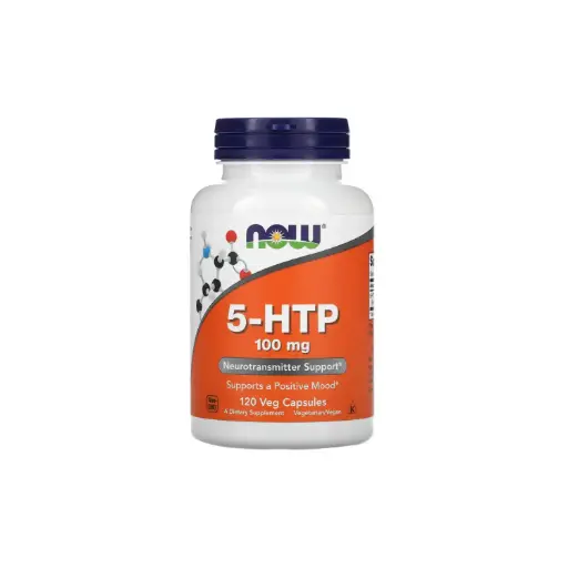 [733739001061] Now Foods 5-Htp 100 Mg, Refuerzo Para Los Neurotransmisores 120 Cápsulas Vegetales 