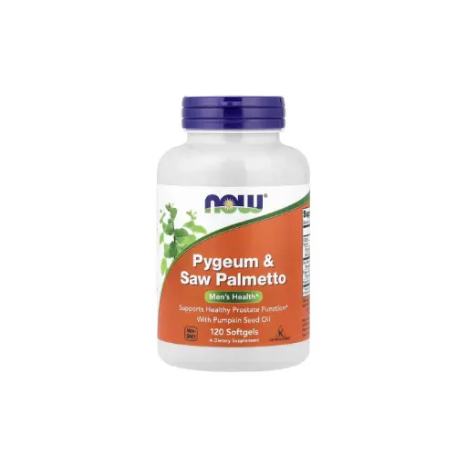 [733739047298] Now Foods Pygeum & Saw Palmetto Salud Del Hombre, Promueve El Funcionamiento Saludable De La Próstata 120 Cápsulas Blandas 