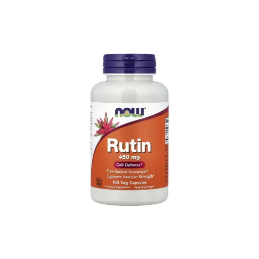 [733739007353] Now Foods Rutina 450 Mg, Favorece La Fuerza Vascular, Defensa Celular 100 Cápsulas Vegetales 
