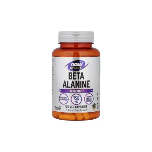 [733739020086] Now Foods Sports Beta-Alanina Resistencia, Retrasa La Fatiga Muscular 750 Mg 120 Cápsulas Vegetales 
