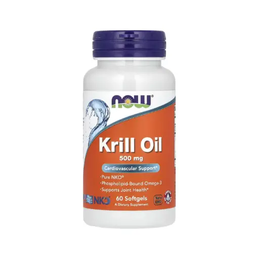 [733739016256] Now Foods Aceite De Kril, Refuerzo Para La Salud Cardiovascular 60 Cápsulas Blandas