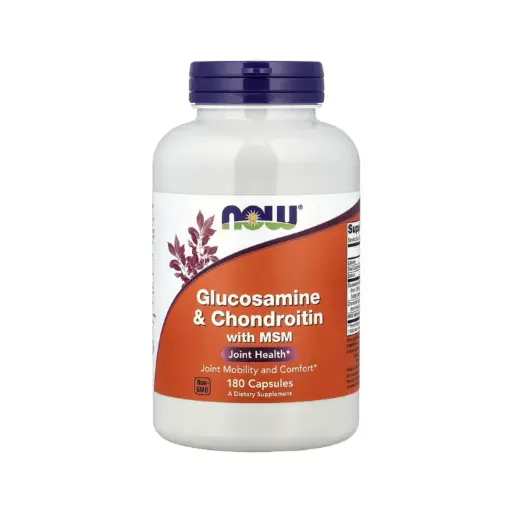 [0733739031723] Now Foods Glucosamina Y Condroitina Con Msm, Movilidad Y Comodidad De Las Articulaciones 180 Cápsulas Vegetales 