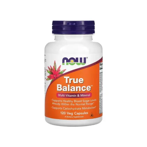 [733739033802] Now Foods True Balance Mulivitamínico Y Minerales 120 Capsulas Vegetales