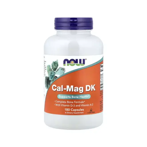 [733739012678] Now Foods Cal-Mag DK Con Vitamina D3 Y Vitamina K2, Promueve La Salud Ósea 180 Cápsulas