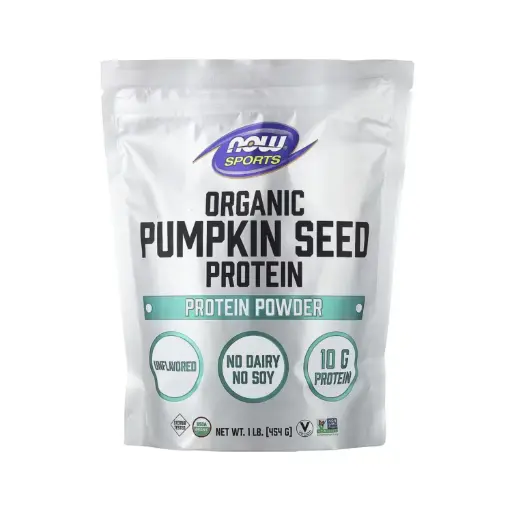 [733739022271] Now Foods Sports Proteína De Semilla De Calabaza Orgánica En Polvo, 10 G De Proteína 454 G (1 Lb)