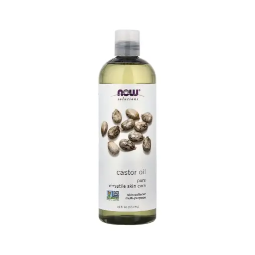 [733739076755] Now Foods Solutions Aceite De Ricino, Cuidado De La Piel Versátil 473 Ml (16 Oz. Líq.) 