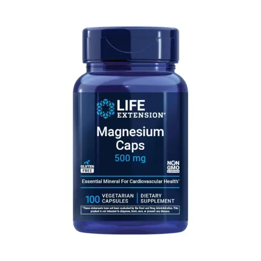 [737870145912] Life extension Magnesio 500mg 100 cápsulas Vegetarianas