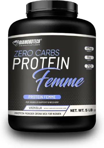 [VAINILLA] DiamondTech Zero Carbs Proteína Femme 5lbs Vainilla